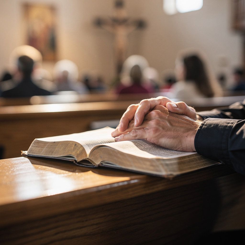 Open Bible Baptist Church worship service in Colorado Springs with congregation engaged in uplifting music and fellowship